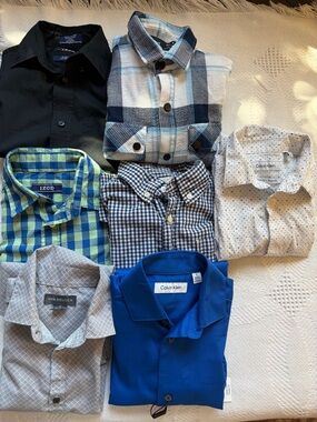Bundle of 7 Dress Shirts (boys size 8)